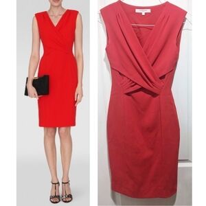 LK Bennett | Nerine Dress in Scarlett Red